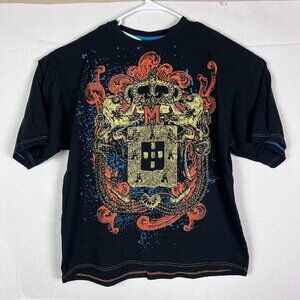 Vintage Y2K Mecca USA Rap Hip‎ Hop 2XL XXL Since Day One 90s Shirt Puffy Paint